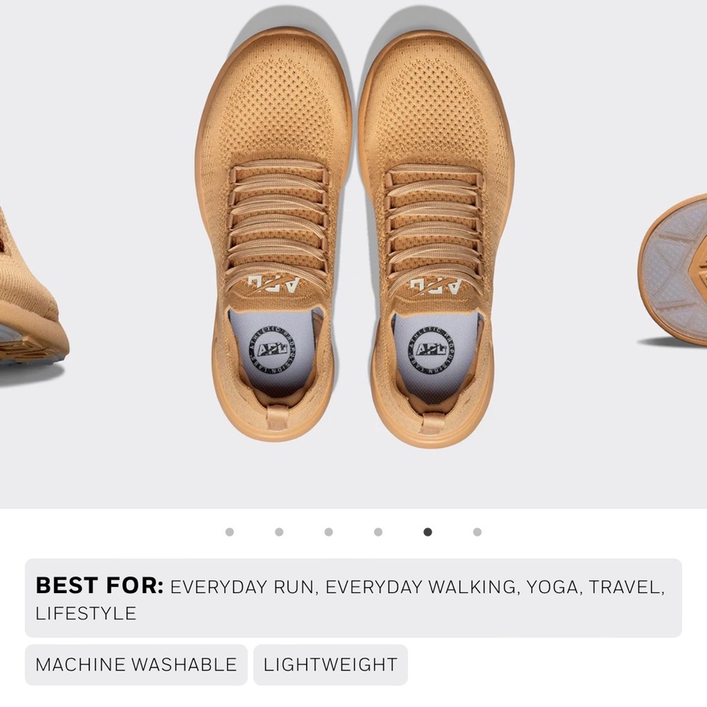Brand new APL Men's TechLoom Breeze Tan / Pristine US10